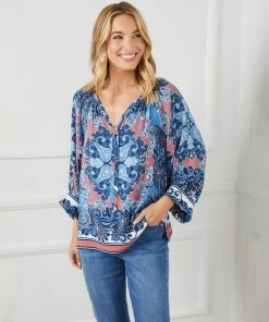 Karen Kane Clothing Blouson Sleeve Top