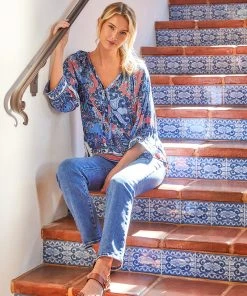 Karen Kane Clothing Blouson Sleeve Top