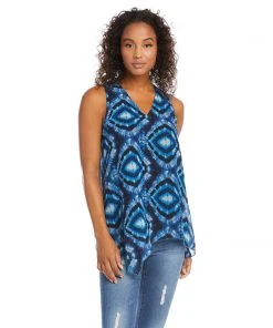 Karen Kane Uneven Hem Tank