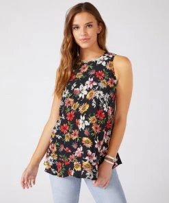 Karen Kane Clothing Ruffle Hem Tank