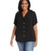 Karen Kane Plus Size Camp Shirt