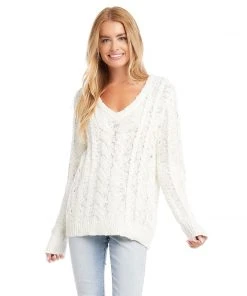 Karen Kane Clothing Cable Knit Sweater