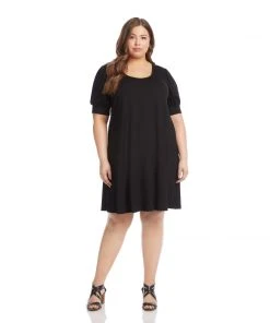 Karen Kane Plus Size Erin A-Line Dress Dresses