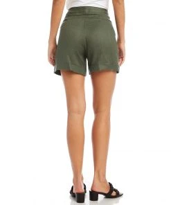 Karen Kane High Waist Pleated Shorts Clothing