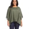 Karen Kane Plus Size Flare Hem Top