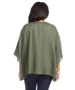 Karen Kane Plus Size Flare Hem Top