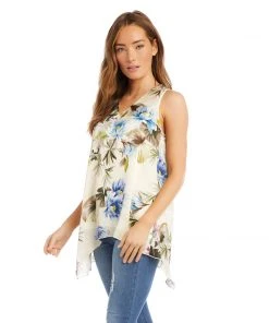 Karen Kane Uneven Hem Tank