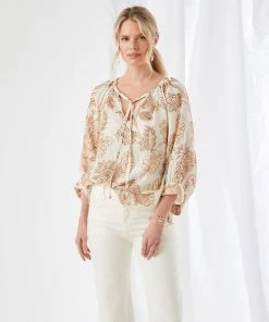 Karen Kane Blouson Sleeve Top Tops