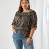 Karen Kane Plus Size Square Neck Top New Arrivals
