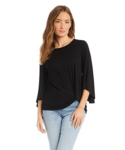 Karen Kane Tops Flare Sleeve Pick Up Top