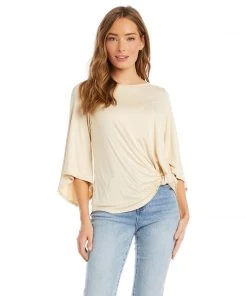 Karen Kane Tops Flare Sleeve Pick Up Top