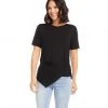 Karen Kane Petite Size Side Drape Top