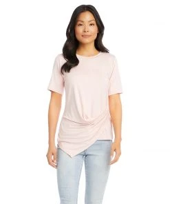 Karen Kane Side Drape Top Clothing