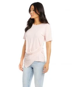 Karen Kane Side Drape Top Clothing