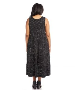 Karen Kane Plus Size Tiered Midi Dress Dresses
