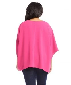 Karen Kane Plus Size Flare Hem Top