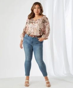 Karen Kane Plus Size Blouson Sleeve Top