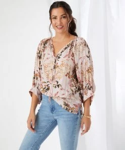 Karen Kane Blouson Sleeve Top Clothing