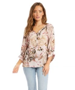 Karen Kane Blouson Sleeve Top Clothing