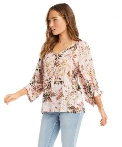 Karen Kane Blouson Sleeve Top Clothing