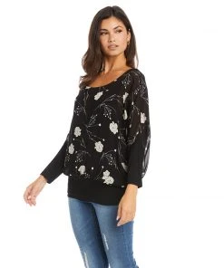 Karen Kane Blouson Top