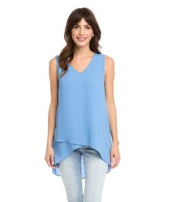 Karen Kane Clothing Layered V-Neck Tank