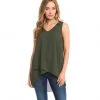 Karen Kane Layered V-Neck Tank
