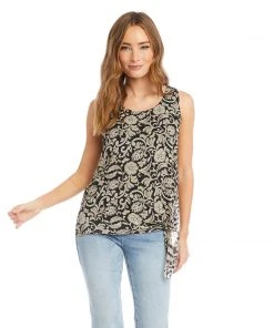 Karen Kane Tops Side Tie Top