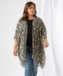 Karen Kane Plus Size Open Front Jacket