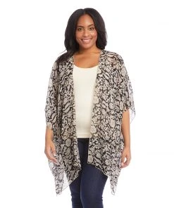 Karen Kane Plus Size Open Front Jacket