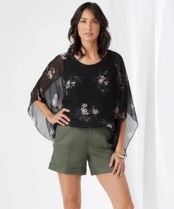 Karen Kane Blouson Scarf Top