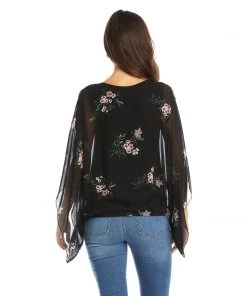 Karen Kane Blouson Scarf Top