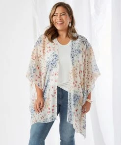Karen Kane Plus Size Open Front Jacket