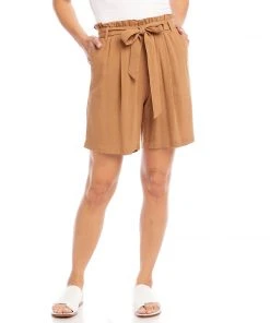 Karen Kane Bottoms Paperbag Waist Shorts