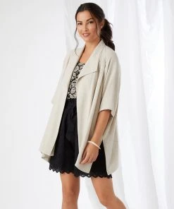 Karen Kane Short Sleeve Jacket