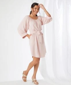 Karen Kane Clothing Blouson Sleeve Dress