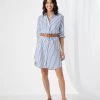 Karen Kane Clothing Stripe Shirtdress