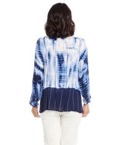 Karen Kane Clothing Button-Up Peasant Top