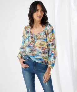 Karen Kane Clothing Peasant Top