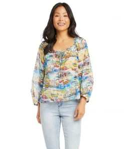 Karen Kane Clothing Peasant Top