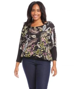 Karen Kane Plus Size Blouson Top