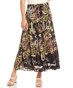 Karen Kane Clothing Tiered Midi Skirt