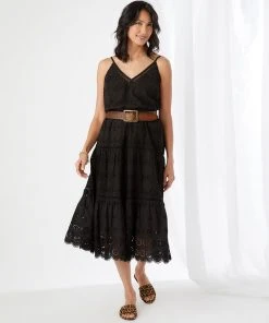 Karen Kane Clothing Tiered Midi Dress