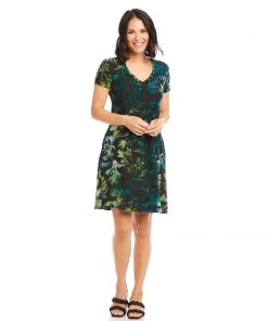 Karen Kane Clothing Quinn V-Neck Pocket Dress