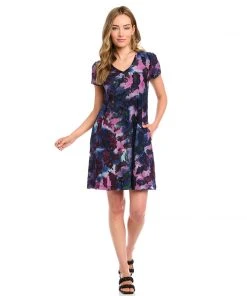 Karen Kane Clothing Quinn V-Neck Pocket Dress