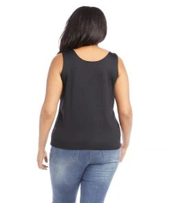 Karen Kane Plus Size Scoop Tank New Arrivals
