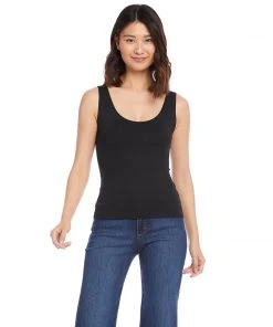 Karen Kane Tops Scoop Tank